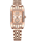 Stainless Steel Simple Square Business Fashion Watch