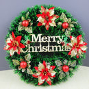 Christmas Decorations Festival Wreath Window Layout Door Hanging