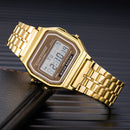 LED Electronic Watch Steel Band Style Watch