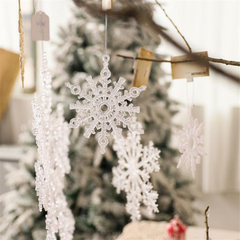 Christmas Decoration Acrylic Transparent Snowflake