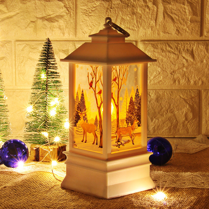 Santa Claus Snowman Light Home Decor