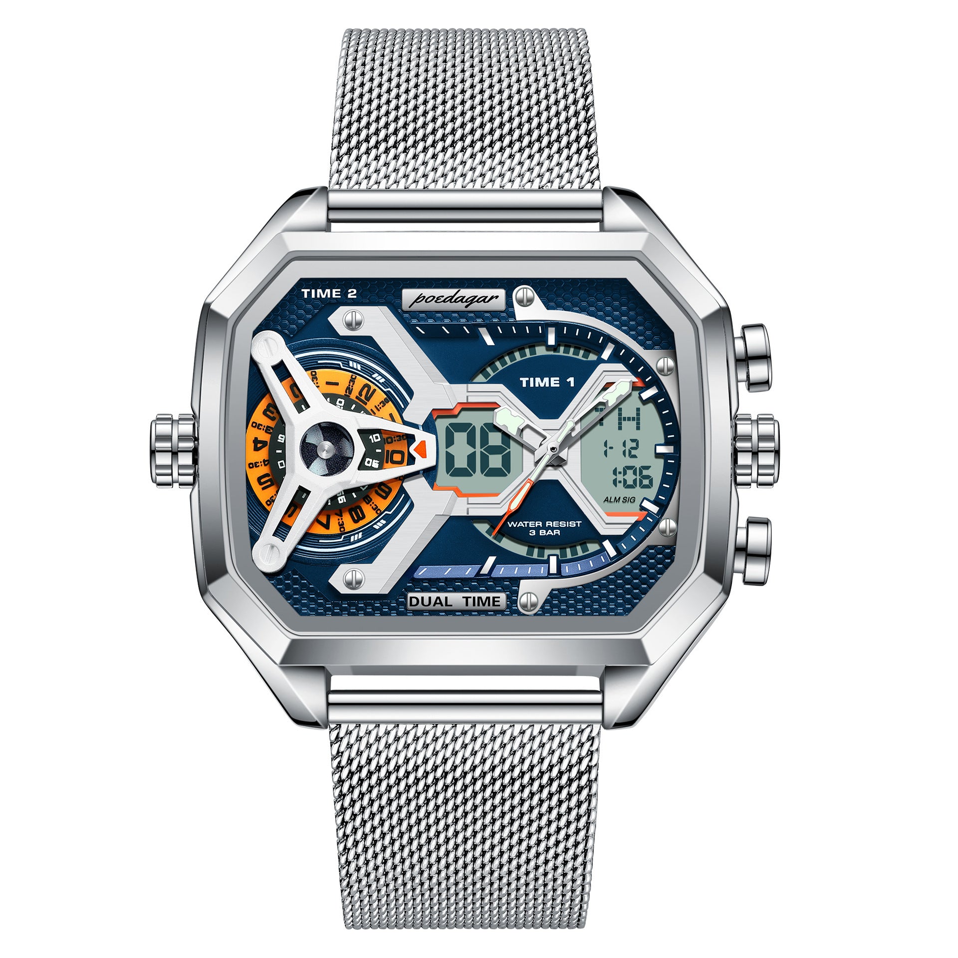 Multifunctional Waterproof Luminous New Men's Watch