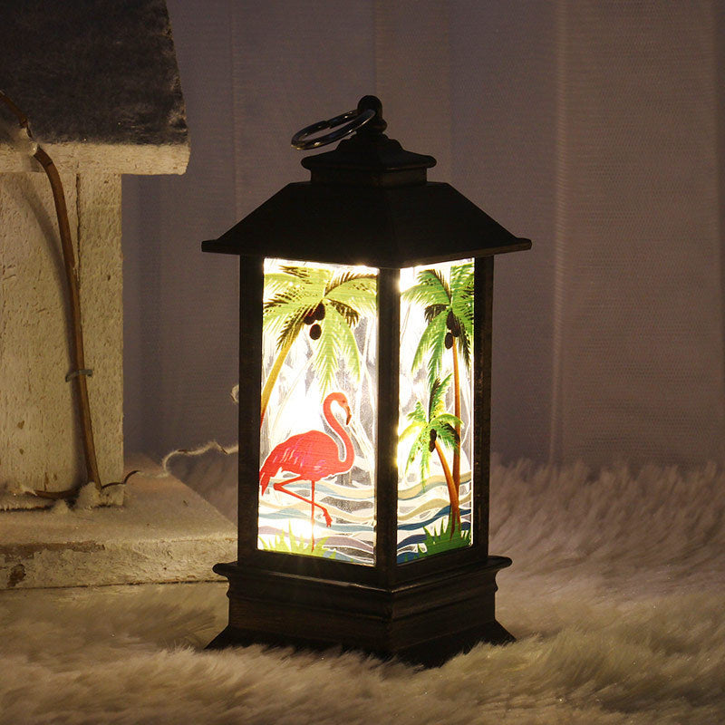 Santa Claus Snowman Light Home Decor