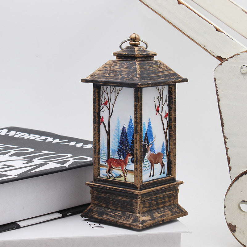 Santa Claus Snowman Light Home Decor