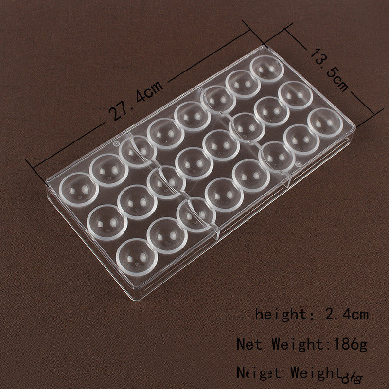 24 Diy Spherical Mould Solid Chocolate Mould