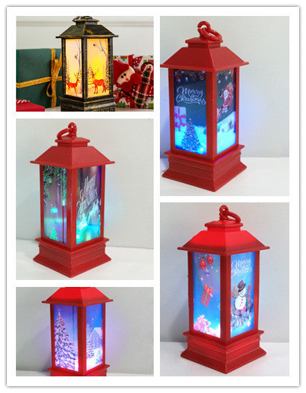 Santa Claus Snowman Light Home Decor