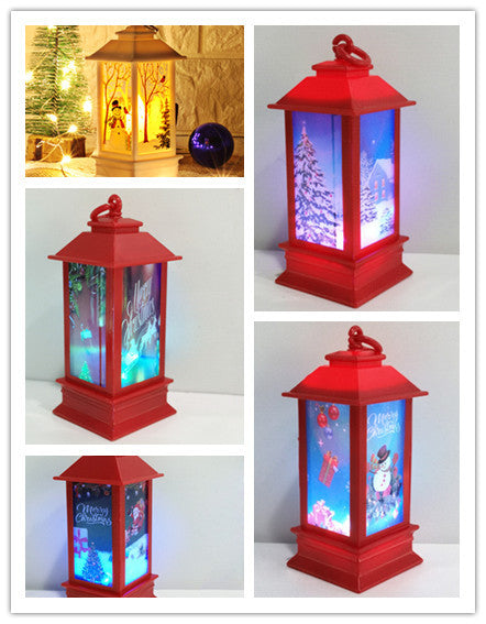 Santa Claus Snowman Light Home Decor