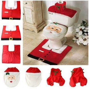 Merry Christmas Bathroom Curtain Decorations