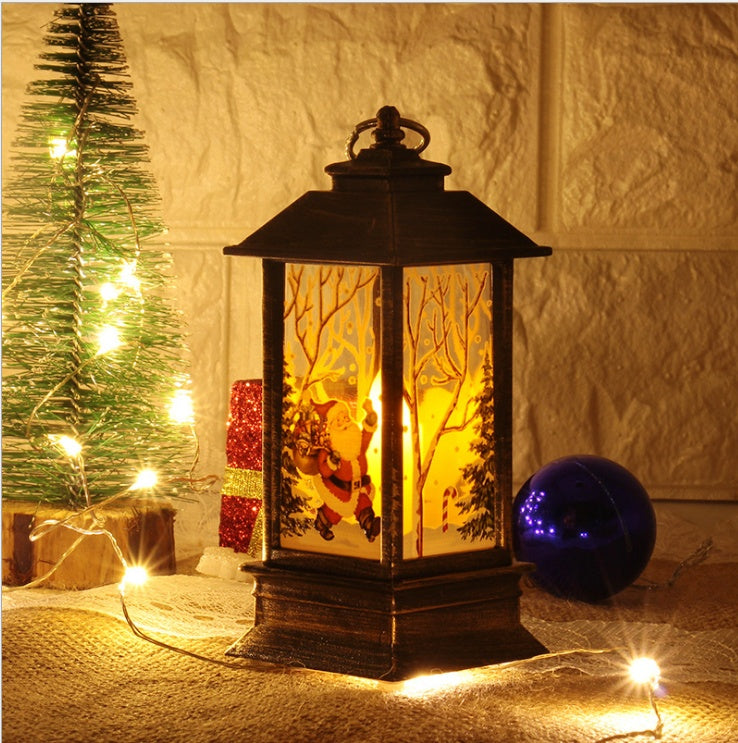 Santa Claus Snowman Light Home Decor