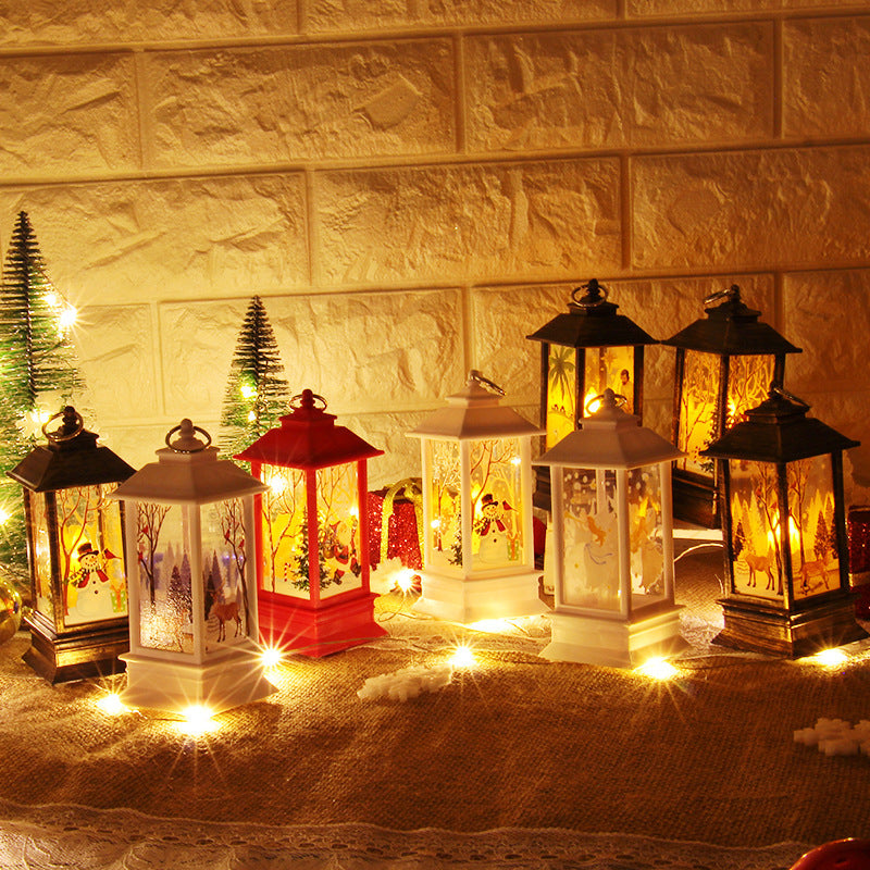 Santa Claus Snowman Light Home Decor