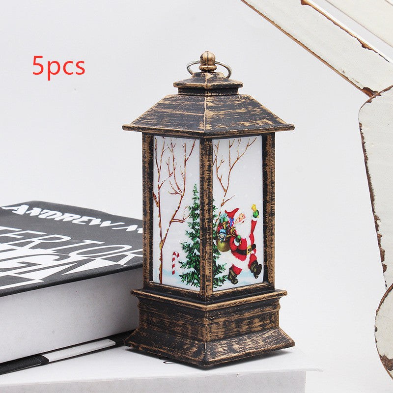 Santa Claus Snowman Light Home Decor