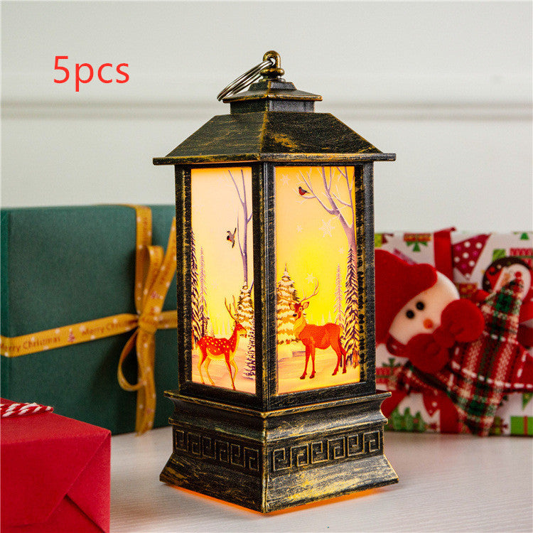 Santa Claus Snowman Light Home Decor