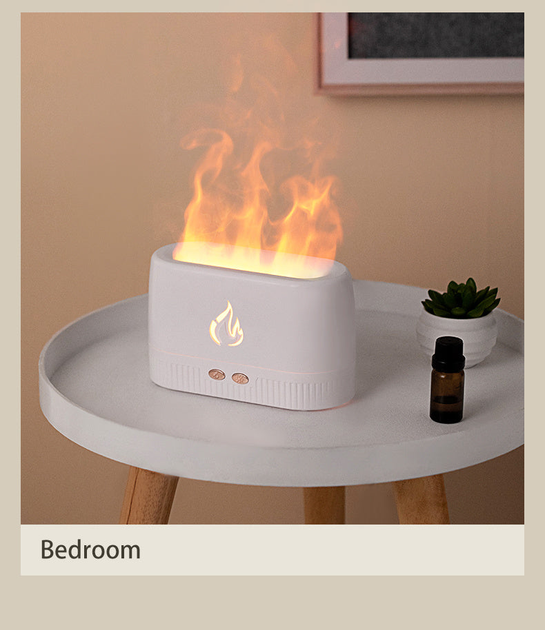 Bedroom Silent Essential Oil Flame Aroma Diffuser
