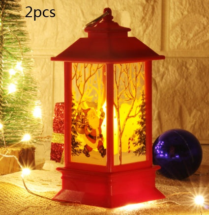 Santa Claus Snowman Light Home Decor