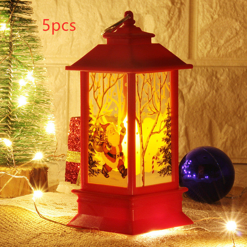 Santa Claus Snowman Light Home Decor