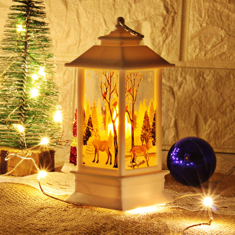 Santa Claus Snowman Light Home Decor