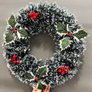 Christmas Decorations Festival Wreath Window Layout Door Hanging