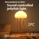 Jellyfish Mood Lamp LED For Bedside Desk