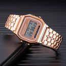 LED Electronic Watch Steel Band Style Watch