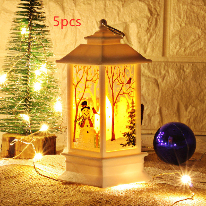 Santa Claus Snowman Light Home Decor