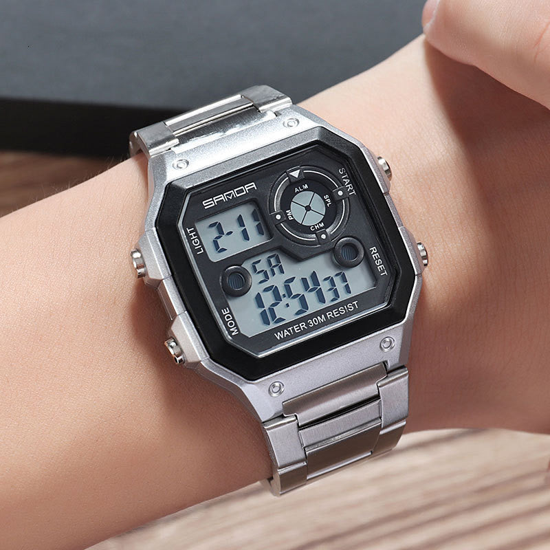 Men's Watches Stainless Steel LED Watches