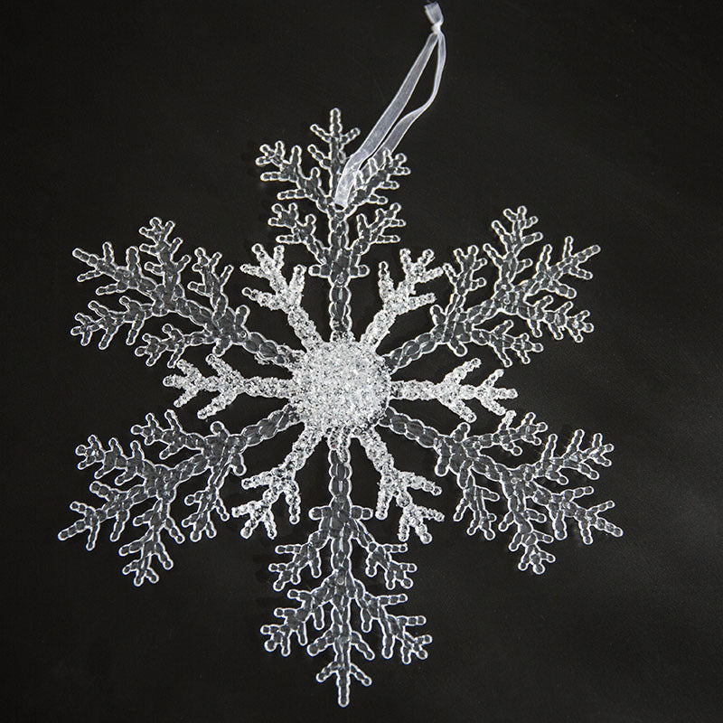 Christmas Decoration Acrylic Transparent Snowflake