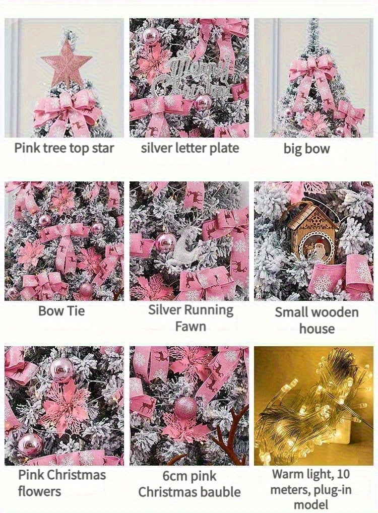 180cm Christmas Tree With Red Accessories