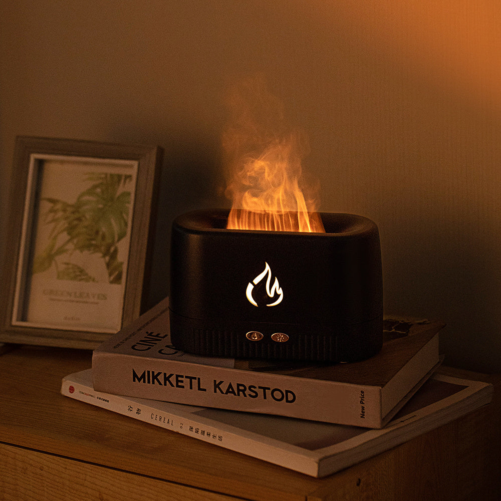 Bedroom Silent Essential Oil Flame Aroma Diffuser