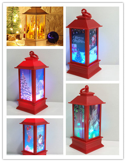 Santa Claus Snowman Light Home Decor