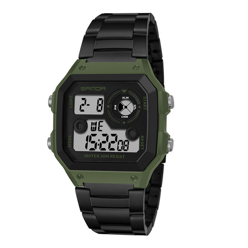 Men's Watches Stainless Steel LED Watches