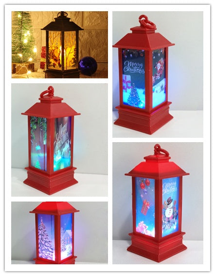 Santa Claus Snowman Light Home Decor
