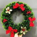 Christmas Decorations Festival Wreath Window Layout Door Hanging
