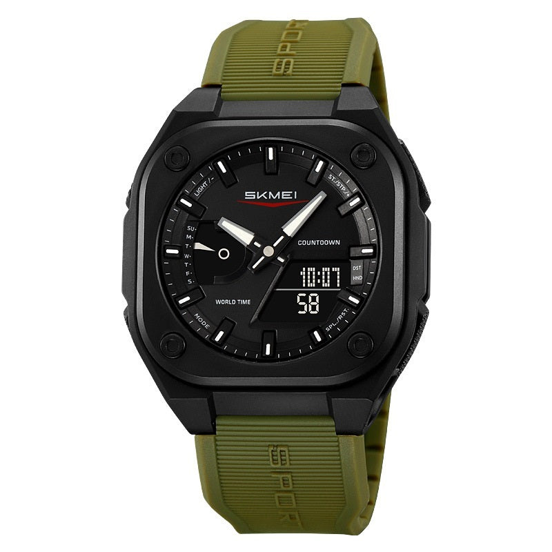 Double Inserts Luminous Waterproof Mens Watch Watches Luxury