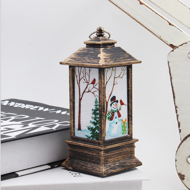 Santa Claus Snowman Light Home Decor