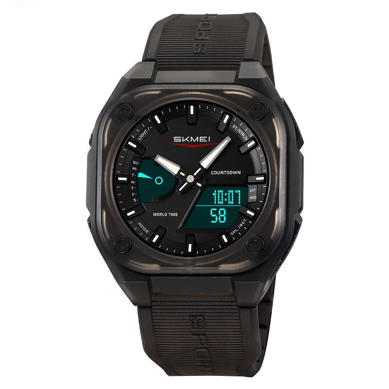 Double Inserts Luminous Waterproof Mens Watch Watches Luxury