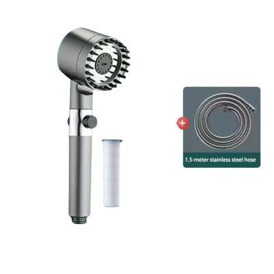 Gear Adjustable Strong Supercharged Shower Head