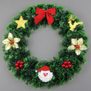 Christmas Decorations Festival Wreath Window Layout Door Hanging