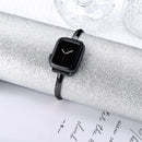 Mens Watch Metal Strap Bracelet T-shaped Thin