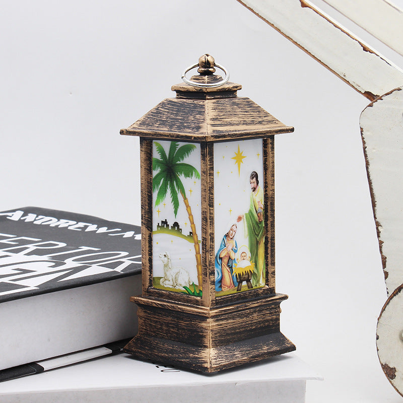 Santa Claus Snowman Light Home Decor