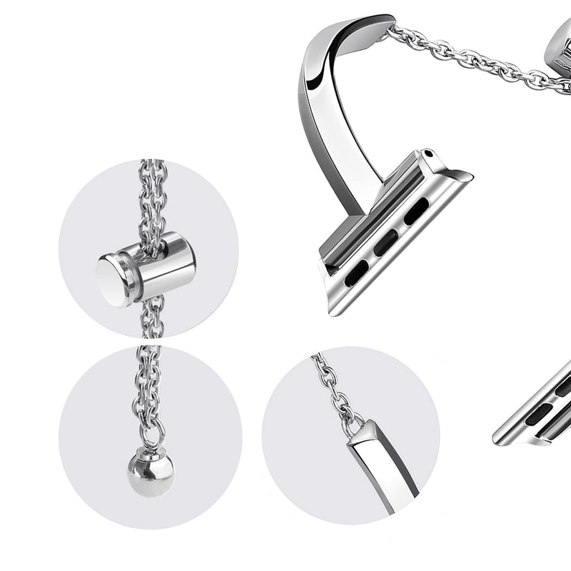 Mens Watch Metal Strap Bracelet T-shaped Thin