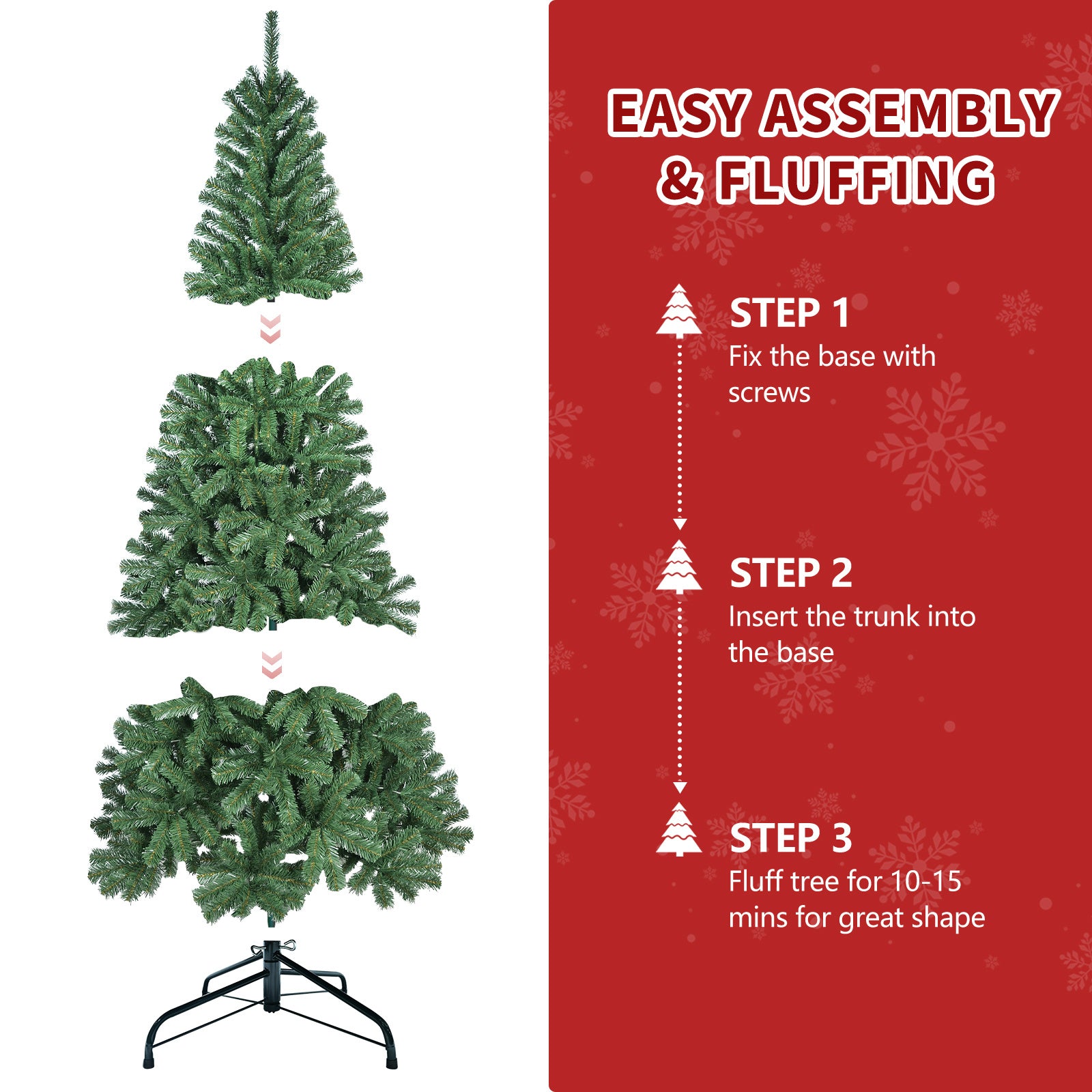 Unlit Artificial Christmas Tree
