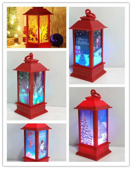 Santa Claus Snowman Light Home Decor
