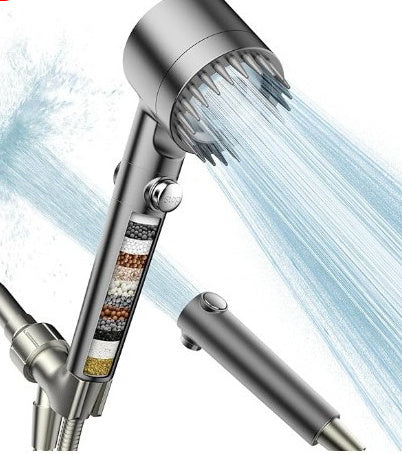 Gear Adjustable Strong Supercharged Shower Head