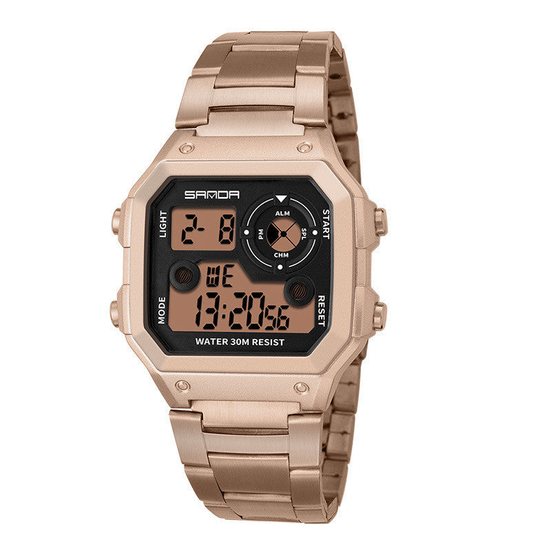 Men's Watches Stainless Steel LED Watches