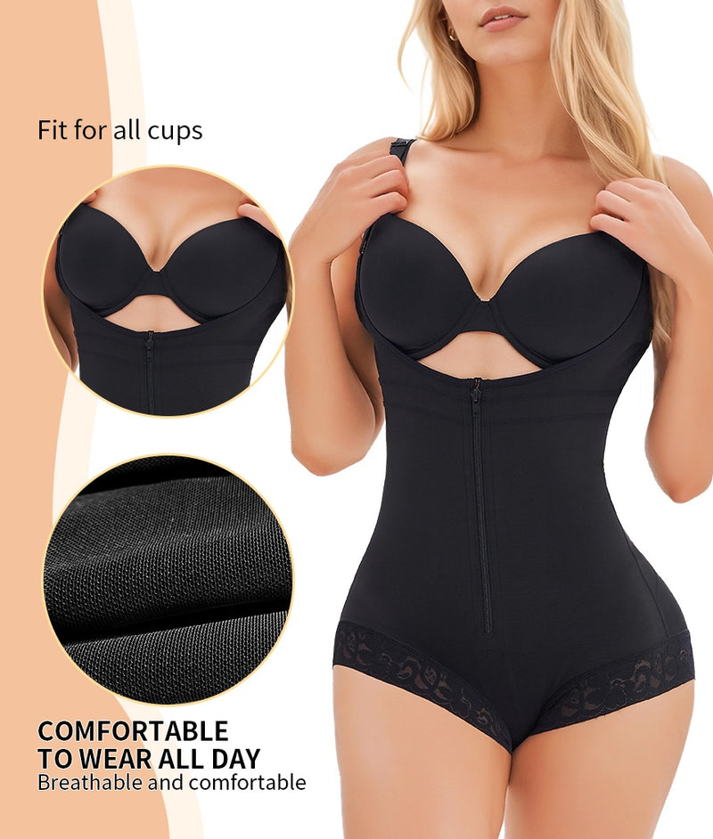 Women's Fajas Colombianas Shapewear For Women Adjustable Bodysuit