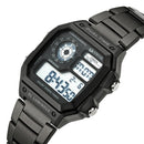Men Led Watch Fashion Stainless Steel Sport Watch