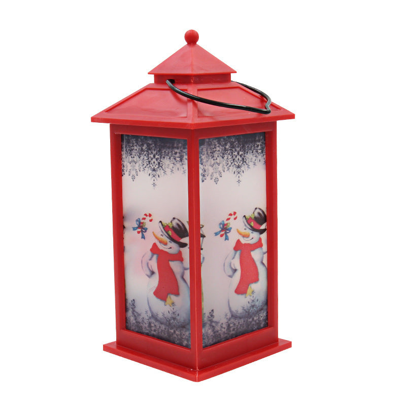 Santa Claus Snowman Light Home Decor