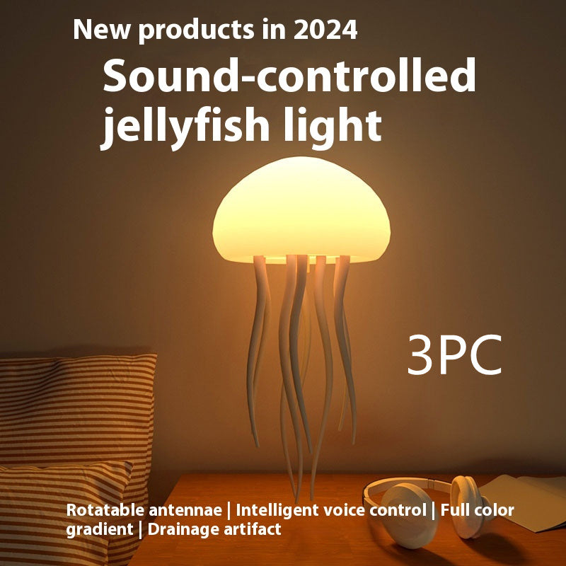 Jellyfish Mood Lamp LED For Bedside Desk