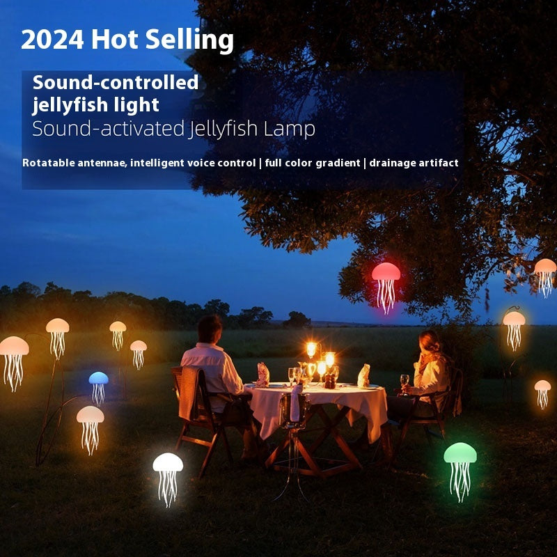 Jellyfish Mood Lamp LED For Bedside Desk