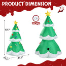 6.9ft Christmas Tree With 4 LED Light Bundles And Pocket Inflatable Decoration
